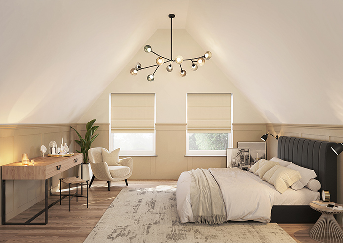 Corrugation, Golden - Roman Blind - Image 8
